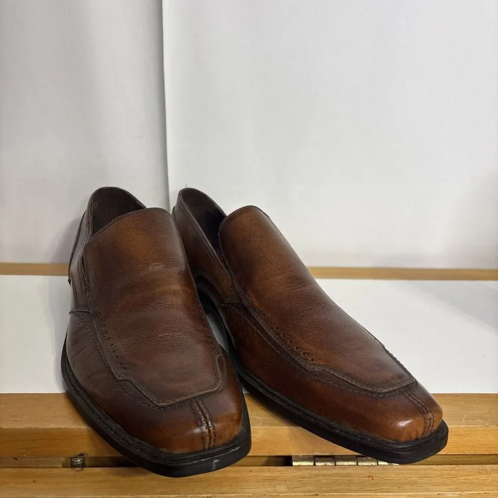Nicola Bendon Brown Oxfords Shoes Semi Pointed Dress Shoe 8.5 41  Casual Leather
